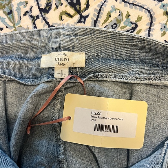 Entro Parachute Denim Pants - Picture 3 of 4